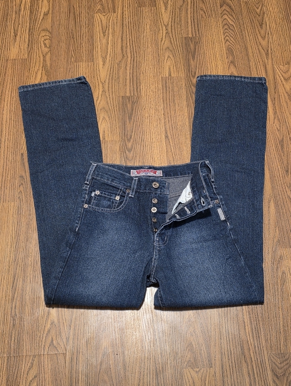 Vintage Silver Jeans Co Made in Canada Button Fly Women’s Jeans Size 25 Dark F53
